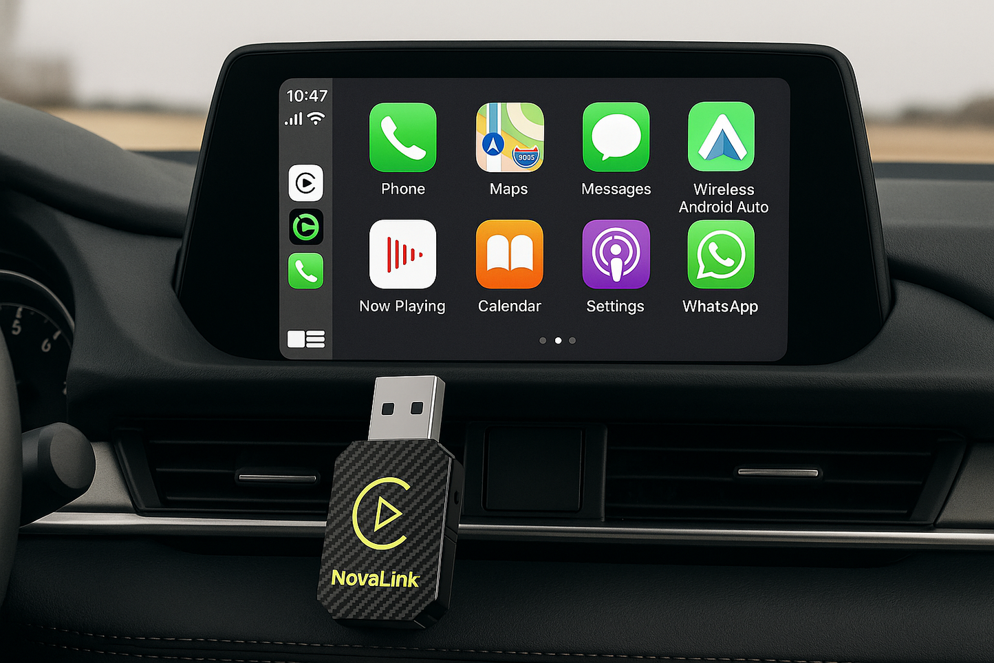 NovaLink™ Wireless CarPlay & Android Auto Adapter