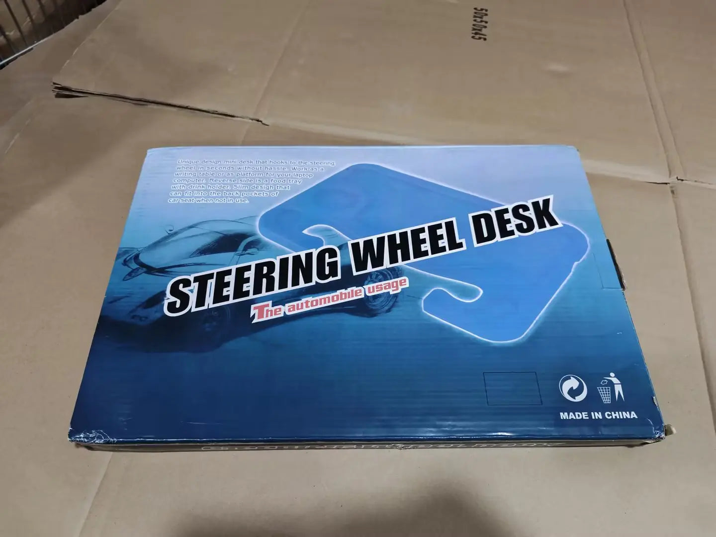 Car Steering Wheel Multi-Function Tray