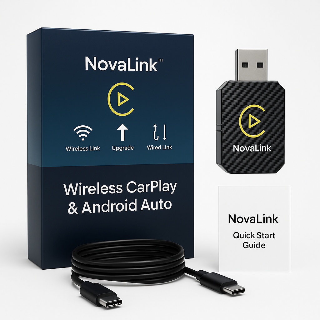 NovaLink™ Wireless CarPlay & Android Auto Adapter