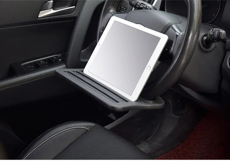 Car Steering Wheel Multi-Function Tray