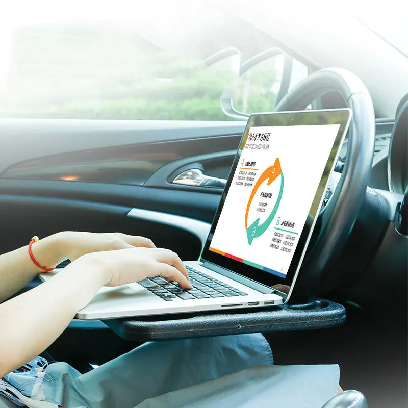 Car Steering Wheel Multi-Function Tray